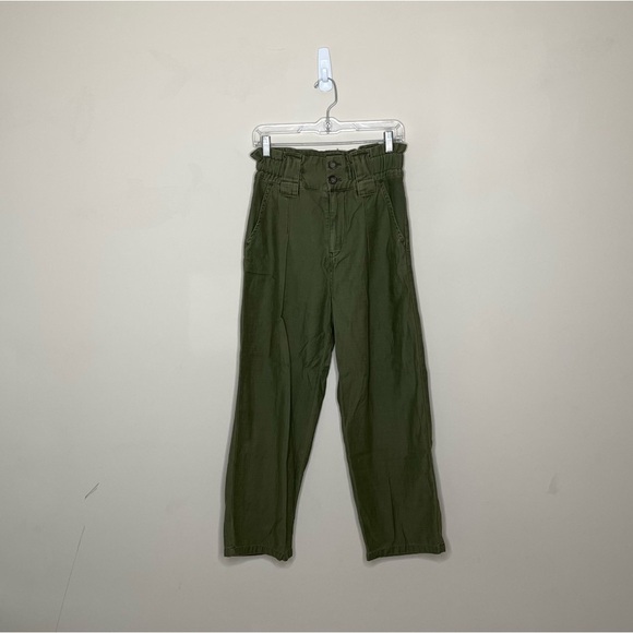 Free People One Way Pants Olive Green - Picture 1 of 5